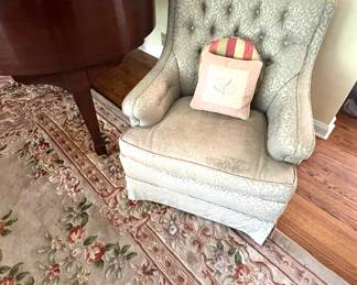 Vintage Upholstered Chair (Pair) 