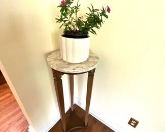 Marble Top Pedestal Stand 