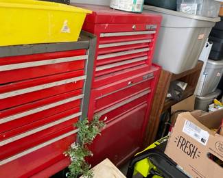 . . . and a second, two-piece Craftsman tool chest
