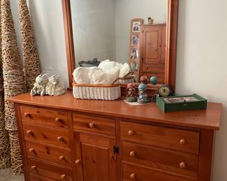 . . . with matching mirrored dresser