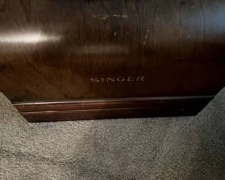 . . . antique Singer sewing machine