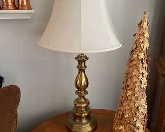 . . . and another brass lamp