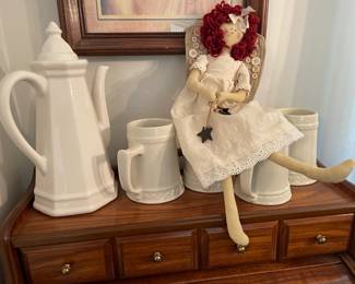 . . . great white stoneware