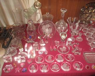 CRYSTAL AND GLASSWARE