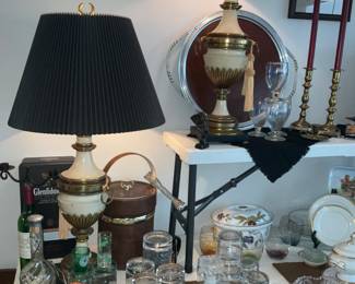 Vintage Lamps,  Vintage  Barware 