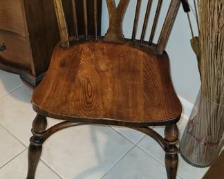 Side Chair, Made in England, Antique,  18th Century, English Windsor Chair,