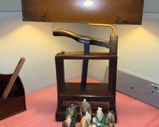 Vintage, Book Press Lamp