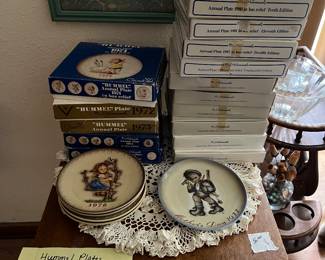 Hummel annual plates 70’s, 80’s, 90’s