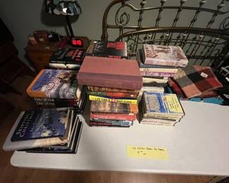 Many 1st editions, including John Grisham, Double D westerns. 