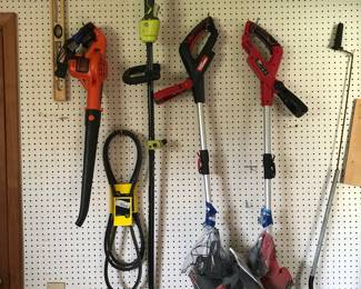 Battery operated yard tools