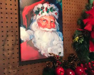 Santa on canvas