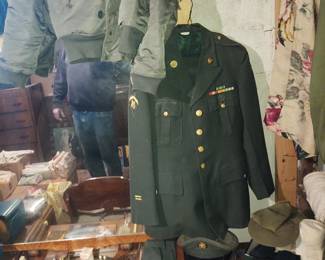 Vintage military clothing