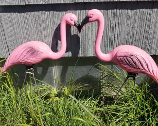 Lawn Flamingos