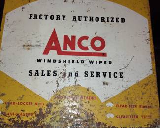 Vintage automotive ANCO display 