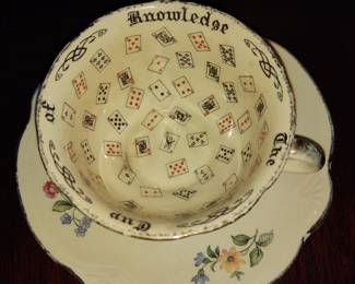 Antique Knowledge Tea leaf fortune telling cup