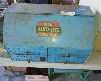 Vintage Auto-lite Parts bin
