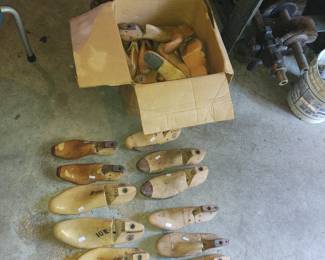Vintage Cobblers equipment and shoe trees