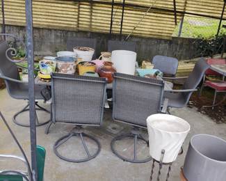 Outdoor lawn furniture set 