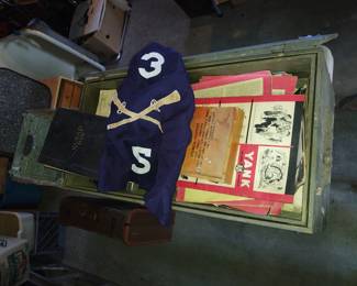 WW2 US Army trunk with contents