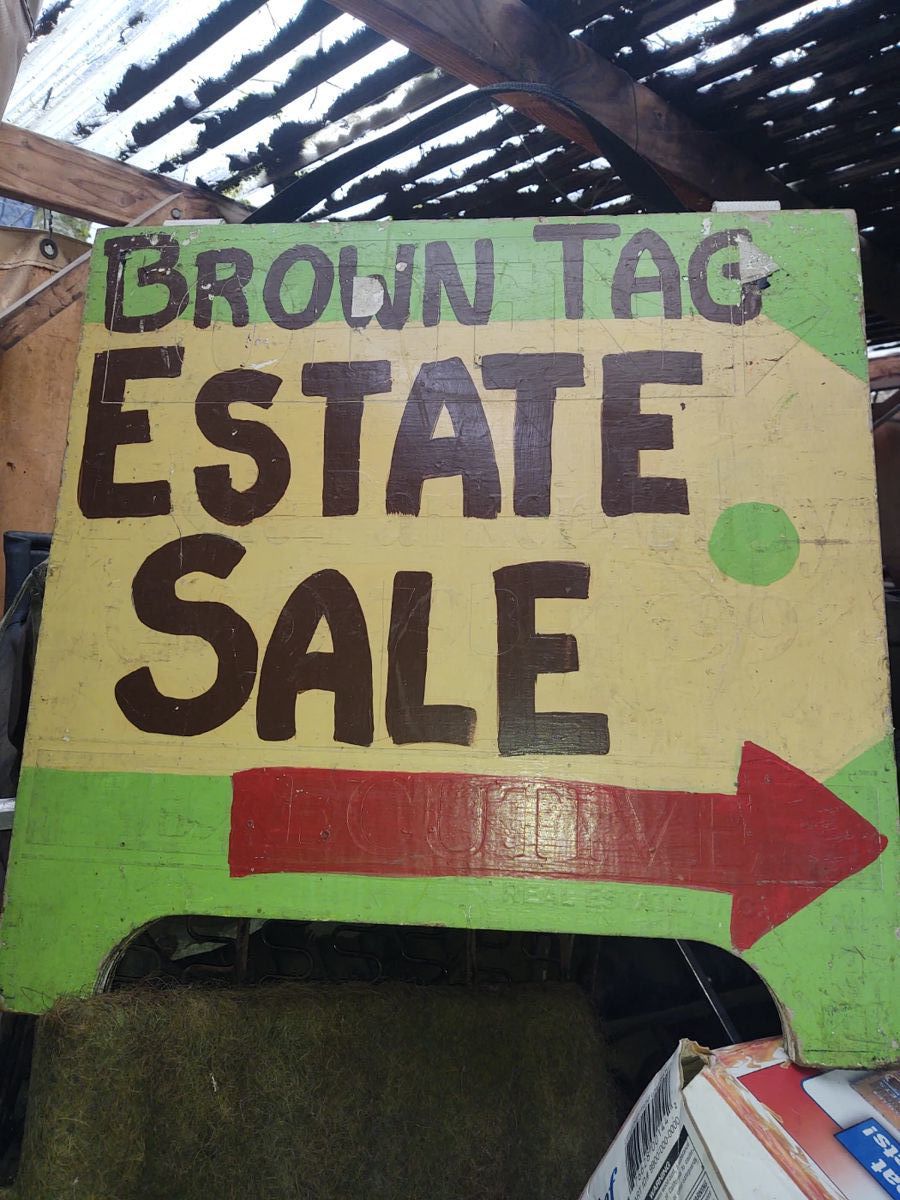 Brown Tag Estate sales!