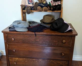 vintage wood dresser - in great shape