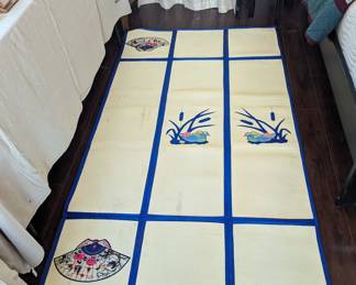 Asian floor mat