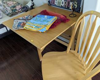 Drop leaf table/ desk - perfect for spare bedroom. 