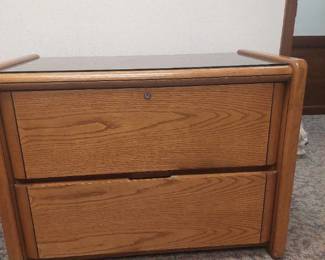2 drawer lateral file (no key for lock)