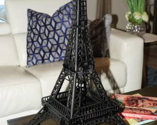 Wrought iron Eiffel Tower sculpture-about 2ft tall.