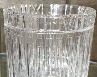 Vintage Tiffany & Co crystal ice bucket-Atlas Collection
