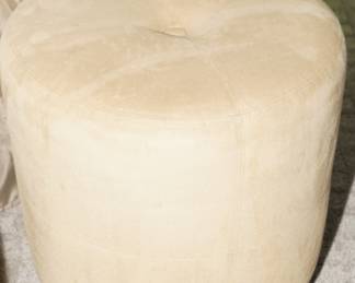 Pottery Barn suede ottomans x 2