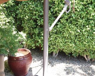 Galtec Easy Tilt Cantilever Umbrella Base (Sorry, but the pot is not for sale)