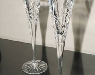 Waterford Millenium champagne flutes