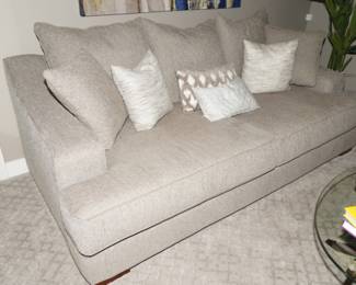 Custom gray sleeper sofa