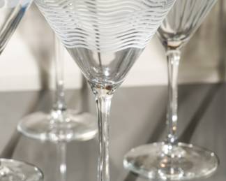 Mikasa "Cheers" martini glasses