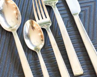 Dansk stainless flatware-set of 40+ pieces