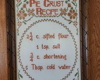 Handmade Embroidery Pie Crust
Recipe