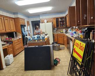 This is the kitchen - It is full- Still working on this area.