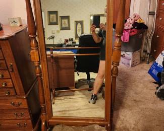 Maple Cheval Mirror
