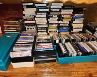 Cassettes - 8 Track Tapes - CD's