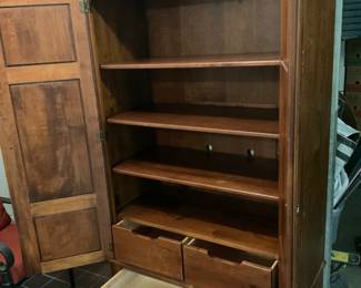 Ethan Allen Armoire Opened