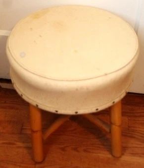 145 - Vintage footstool, 15 x 15
