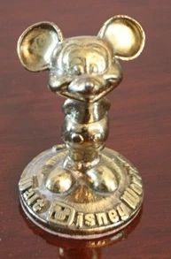 232 - Mickey Mouse Walt Disney brass 3" figure
