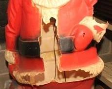 81 - Santa blow mold, as is, 63"
