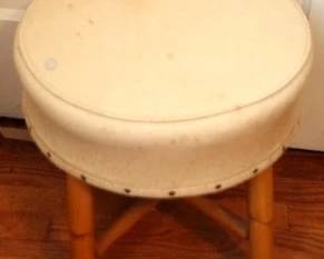 145 - Vintage footstool, 15 x 15
