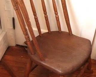 144 - Vintage wooden rocker, 27 x 18 x 33
