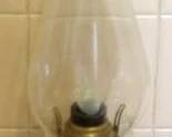 46 - Vintage finger oil lamp, 14.5"

