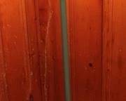 11 - Tole ware 57" tall floor lamp
