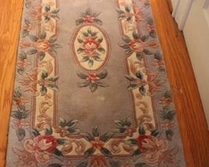 169 - Sculptured rug, 56 x 25
