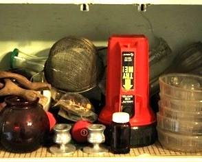 24 - Shelf lot of items
